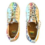 Sperry Crest Vibe White Rainbow Pride Sneakers Size 9 Photo 3