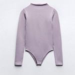 ZARA Open Back Bodysuit Photo 2