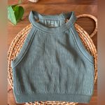 Aerie  Green ribbed crop top Photo 0