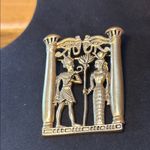 Gold Egyptian Themed Pendant Photo 3