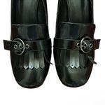 Nine West  Women's Black Umbriah Leather Dress
Pump(Size 9M) Photo 3