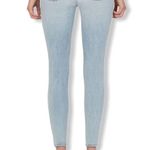 Siwy Hannah Skinny Light Wash Embroidered Quote Distressed Jeans 7 Day Weekend Size 27 Photo 1