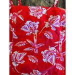 Joie  linen blend tropical floral tie shoulder cropped top size 6 Photo 1