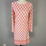 Cabana Life Womens Nantucket Sound Print Shift Dress Size M Cover Up 50+ UPF Orange Size M Photo 1