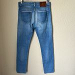 ERTO cotton linen blend slim jeans Blue Size 8 Photo 5