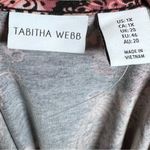 Tabitha Webb black and pink paisley print V-neck top size 1X NWOT Photo 3