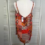 Torrid Challis Braided Sleeveless Tank Elegant Geo Tiles-1X Photo 1