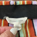 Silence + Noise Urban Outfitters Silent + Noise Striped Knit Pants Women’s Size M Cropped Retro Photo 2