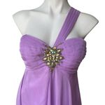 New, Evenings by Allure Lilac Mini Prom Dress, Sz 10 Photo 6
