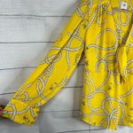 CAbi Womens size Small Reef Knot Long Sleeve Blouse Top 5707 Nautical Anchor Photo 6