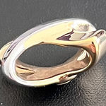 QGI 14kt Yellow and White Gold “X” Slide Necklace Pendant Photo 0