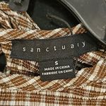 Sanctuary ππ Going West Open Back Gingham Midi Dress ~ Chocolate Gingham S NWOT Photo 13