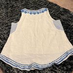 THML  white embroidered tank top M Photo 4