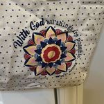 Canvas Knapsack Tote Small With God All Things Are Possible Photo 2