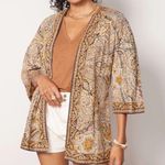 Cleobella  Kaleidoscope Bohemian Paisley open front Kimono Photo 0