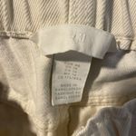 H&M  Pants Womens 14 Plus High Rise Cream Relaxed Fit Straight Leg Jeans Stretch Photo 1