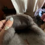 Steve Madden ‎ Bohan Faux Fur Buckle Mule Slides Slippers Grey NEW Size 6.5 Photo 7