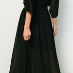 Baltic Born Kia Kimono Black Maxi Dress Photo 1