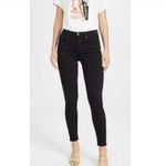 AGOLDE  High Rise Filter Free Skinny Jeans in Black Size 26‎ Photo 1