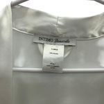 Linea Donatella Linea Intimo Donatella White with Blue Embroidered Bride Back Satin Robe Size L Photo 9