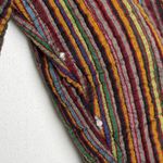 Orvis  Women’s Striped Quilted Cotton Jacket Boho Folk Artsy Layer Piece Sz XL Photo 6