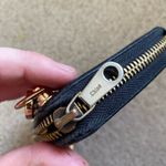 Chloé Authentic Chloe bow leather wallet on chain mini shoulder bag black gold Photo 8