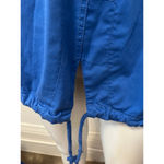 American Rag Nwt hooded cotton stretch roll tan sleeve Jacket, Blue size small Photo 6