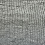 Free People We the Free Lover Rib Thermal Oversized Boho Keyhole Back Gray Small Photo 8