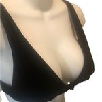 Victoria's Secret Victoria’s Secret Velvet Bralette Sz. S Black Padded Sparkle Adjustable  Straps Photo 2