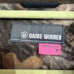 Game Winner  Green Camo Full Zip Sweater Sz M Photo 4