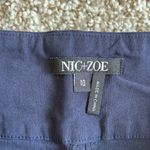 Nic+Zoe 🦋  Blue Mini Skirt A Line Size 10 Stretch Photo 2