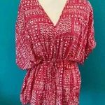 Victoria's Secret Victoria’s Secret red hearts swim cover up shirt Photo 0