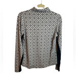 EMERALD 18 BLACK AND WHITE PATTERNED GOLF QUARTER ZIP Photo 1