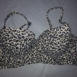 Xhilaration S Bustier Baby Leopard Swim Bra Dance Top Photo 6