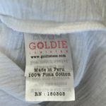 Goldie NWT  Link Embroidery Ruffle Sleeve Top White Size Small Photo 10