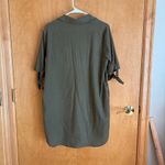 The Impeccable Pig  Khaki‎ green dress linen Photo 9