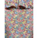 Madewell  Floral Off-Shoulder Silk Dress Ruffle Cross-Back‎ Straps Size 00 Floral Photo 1