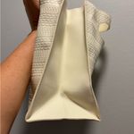 Bath & Body Works  Vegan Leather Textured Cream Mini Tote Photo 3
