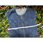 Universal Threads Universal Thread Tailored Blue Dark Wash Denim Sleeveless Jumpsuit Sz 10 Photo 5