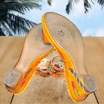 Elite by corkys awesome boho/ hippie style wood and leather sandals! Tan Size undefined Photo 7