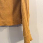 Good hYOUman long sleeve hoodie "do good" Medium M dark golden yellow womens Photo 2