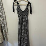 FP Movement by Free People Black and White Chevron Maxi Dress Size XS Photo 5