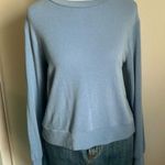 VOV Women’s Sample Knit Pullover Cut Out Back Sweater Blue Photo 9