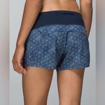 Lululemon Run Times Short 4-way Stretch Sashico Star Inkwell Ghost Inkwell Photo 0