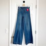 Spanx NWT 20407 Seamed Front Wide Leg in Vintage Indigo Pull-on Jeans Size XS Photo 6