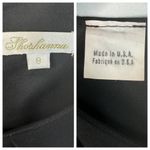 Shoshanna Kensington Sheath Dress Sleeveless Aline Beaded Trim Black Size 8 Photo 8