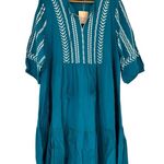 BloomChic Cotton Bandana Print Tassel Trim Midi Dress size 14 Photo 2