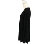 Madewell  Shift Long Sleeve Mini Black T Shirt Dress Size Small Western Indie Photo 3