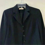 Valerie Stevens Valerie‎ Stevens Separates Blazer Padded Shoulder Womens Size 4 Petite Black Photo 7