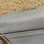 Michael Kors  Trifold Saffiano Leather Wallet Blue Teal Continental Snap EUC Photo 7